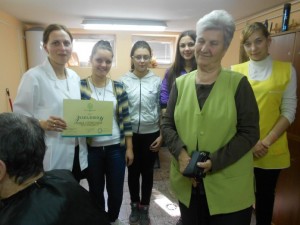 Сарадња са Средњом стручном школом - Фризерски смер, 27.10.2015. год.